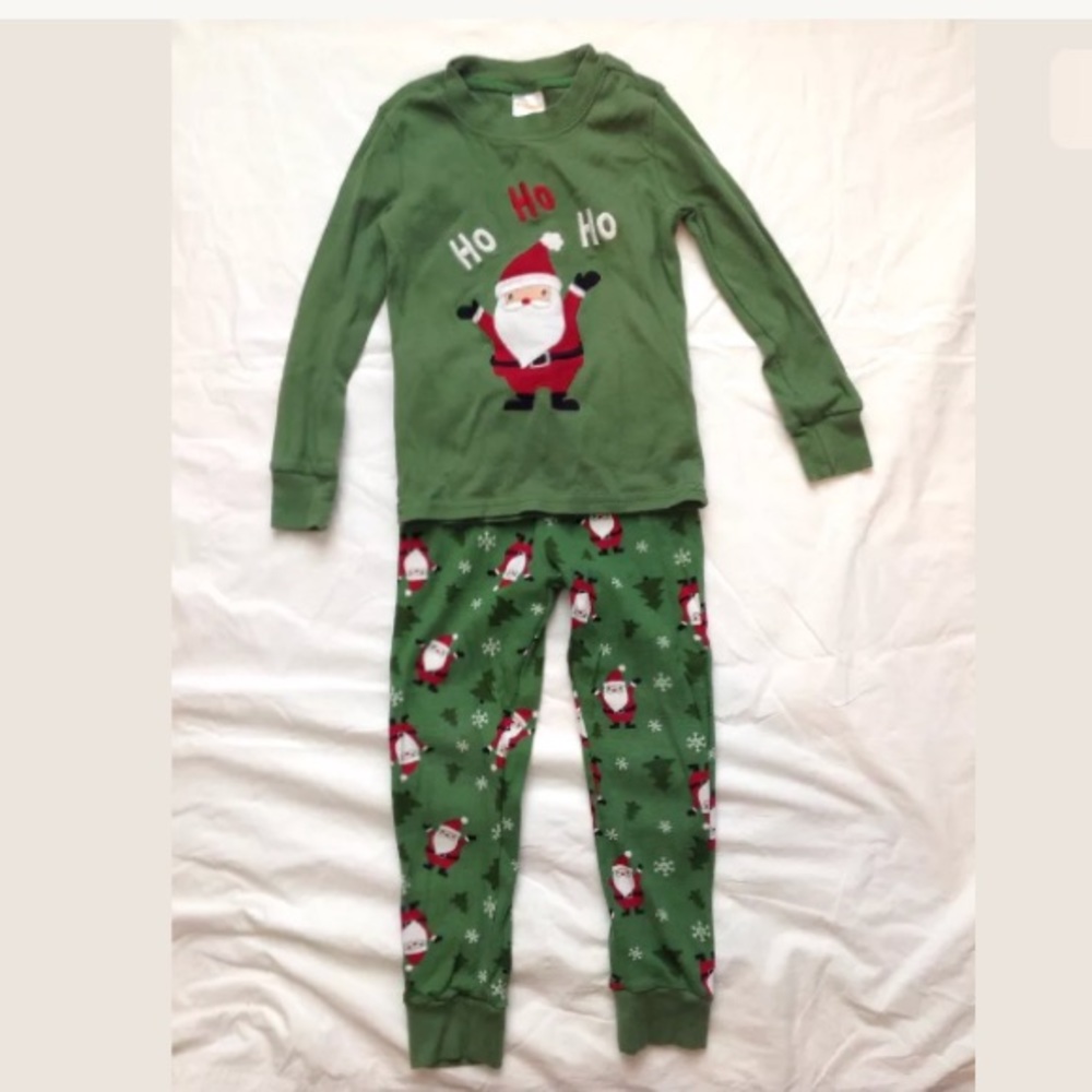 Gymboree Pajamas Santa “HO HO HO” 4 LN